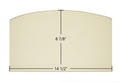 American Harvest 6039, 6041, 2000, 2500, 3000, APCI1406 Archtop Glass – 14 1/2" x 8 7/8" (Part #891131-2)