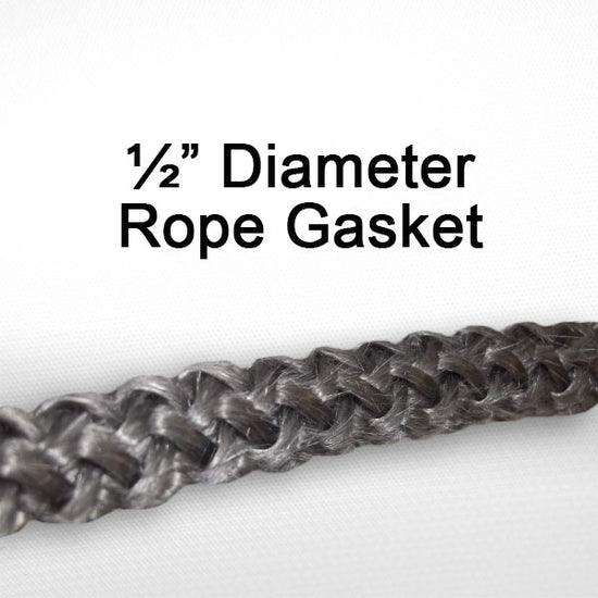 1/2" High-Temperature Rope Gasket | Sold by the Foot