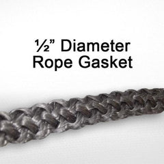 1/2" High-Temperature Rope Gasket | Sold by the Foot