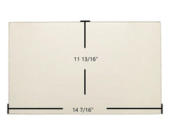 Austroflamm Prima Door Glass Replacement – 14 7/16" x 11 13/16" High-Temperature Ceramic Glass Panel (ADS10093)