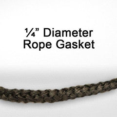 1/4" High-Temperature Rope Gasket Kit with Adhesive | 7ft