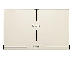 Austroflamm G3 Door Glass Replacement – 12 7/16" x 15 7/16" High-Temperature Ceramic Glass Panel (716065 / ADS10095)