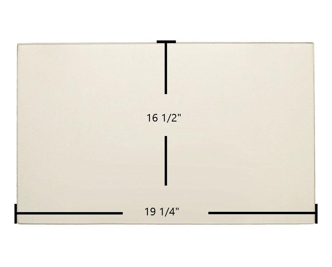 Austroflamm Chester Compact/Xtra Door Glass Replacement – 16 1/2" x 19 1/4" High-Temperature Ceramic Glass Panel (ADS10098)