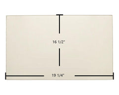 Austroflamm Chester Compact/Xtra Door Glass Replacement – 16 1/2" x 19 1/4" High-Temperature Ceramic Glass Panel (ADS10098)
