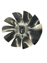 4" Fan Blade | Clockwise (CW) Rotation | 3/16" Bore | 10-Blade Aluminum | Part # 1CFB4316
