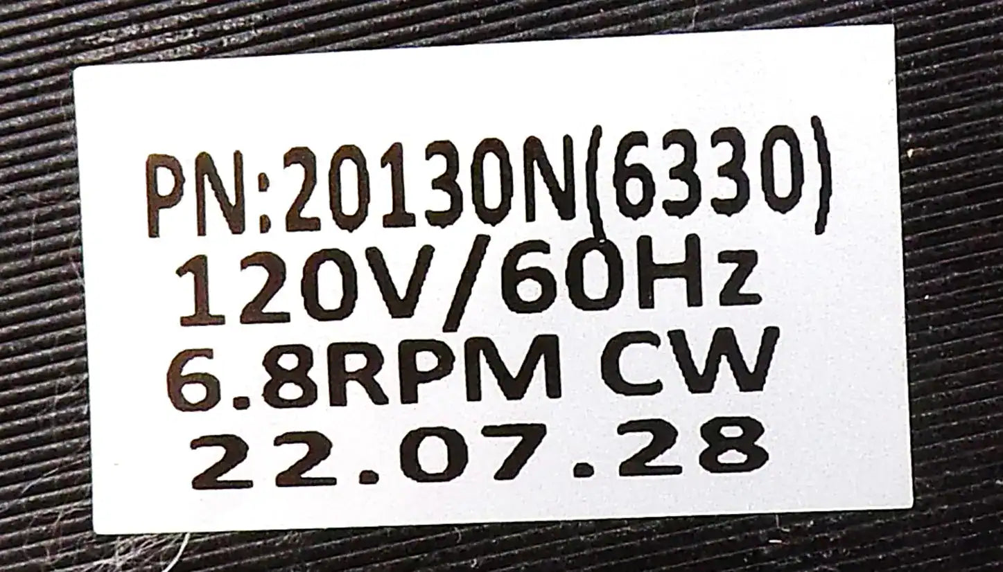 Auger Motor Replacement – Harman 3-20-09302 – NBK-20130N