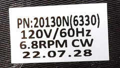 Auger Motor Replacement – Harman 3-20-09302 – NBK-20130N