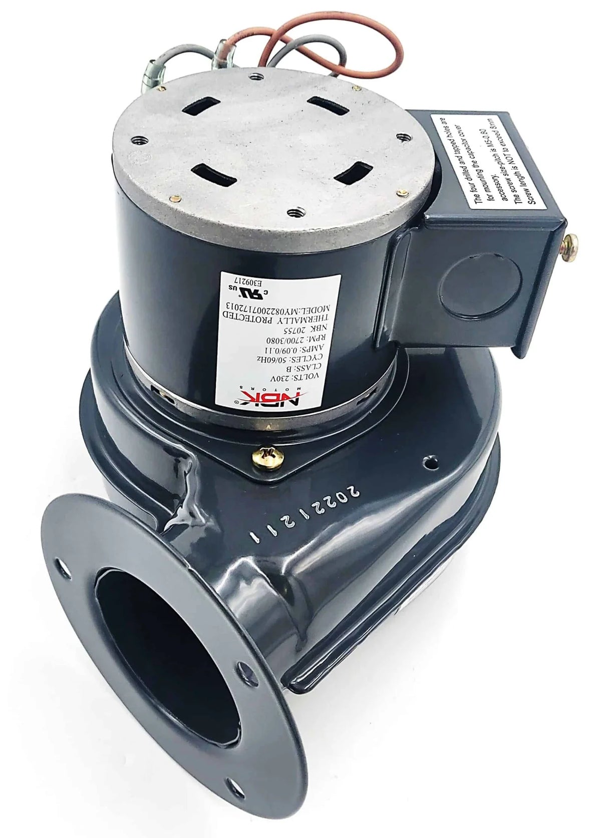Blower Motor 230V 50/60Hz – Replaces Dayton 1TDN8 Fasco 7021-3506 – NBK-20755