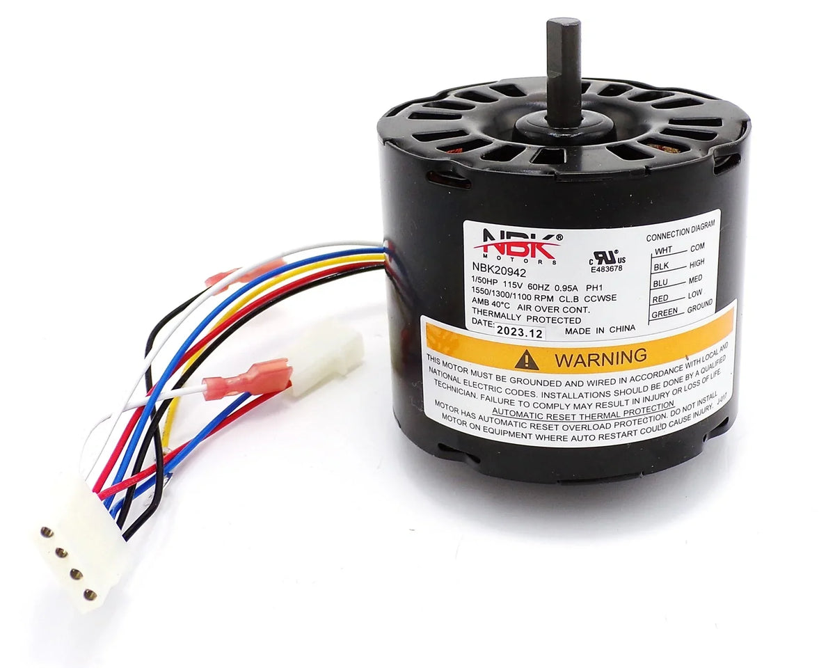 Blower Motor 115V 60Hz, 3-Speed | Silent Flame (SF782012-R) | NBK-20942