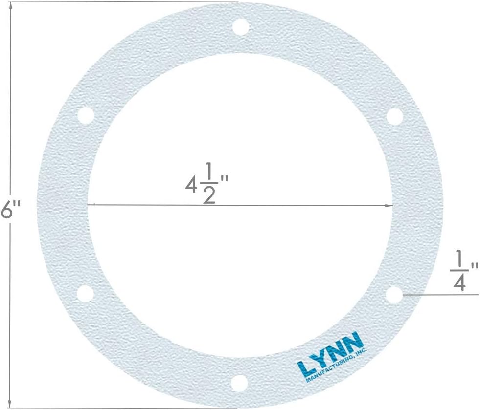 6" Round Gasket, Exhaust or Combustion Blower - 10 Pack, (2100X)