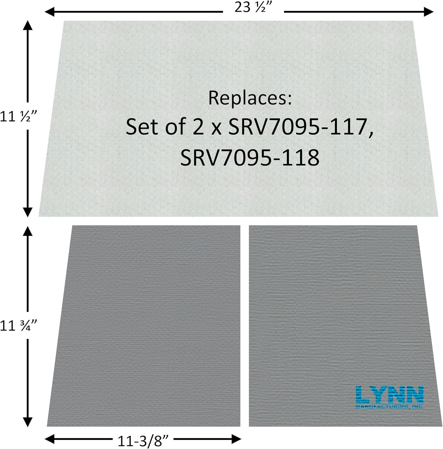 Baffle Board & Blanket Kit – 2387C | Replaces SRV7095-117 & SRV7095-118 | Fits Quadra-Fire Expedition II & Vermont Castings Montpelier II