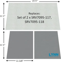 Baffle Board & Blanket Kit – 2387C | Replaces SRV7095-117 & SRV7095-118 | Fits Quadra-Fire Expedition II & Vermont Castings Montpelier II