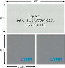 Baffle Board & Blanket Kit – 2389C | Replaces SRV7094-117 & SRV7094-118 | Fits Quadra-Fire Expedition I & Vermont Castings Gifford CB/BM