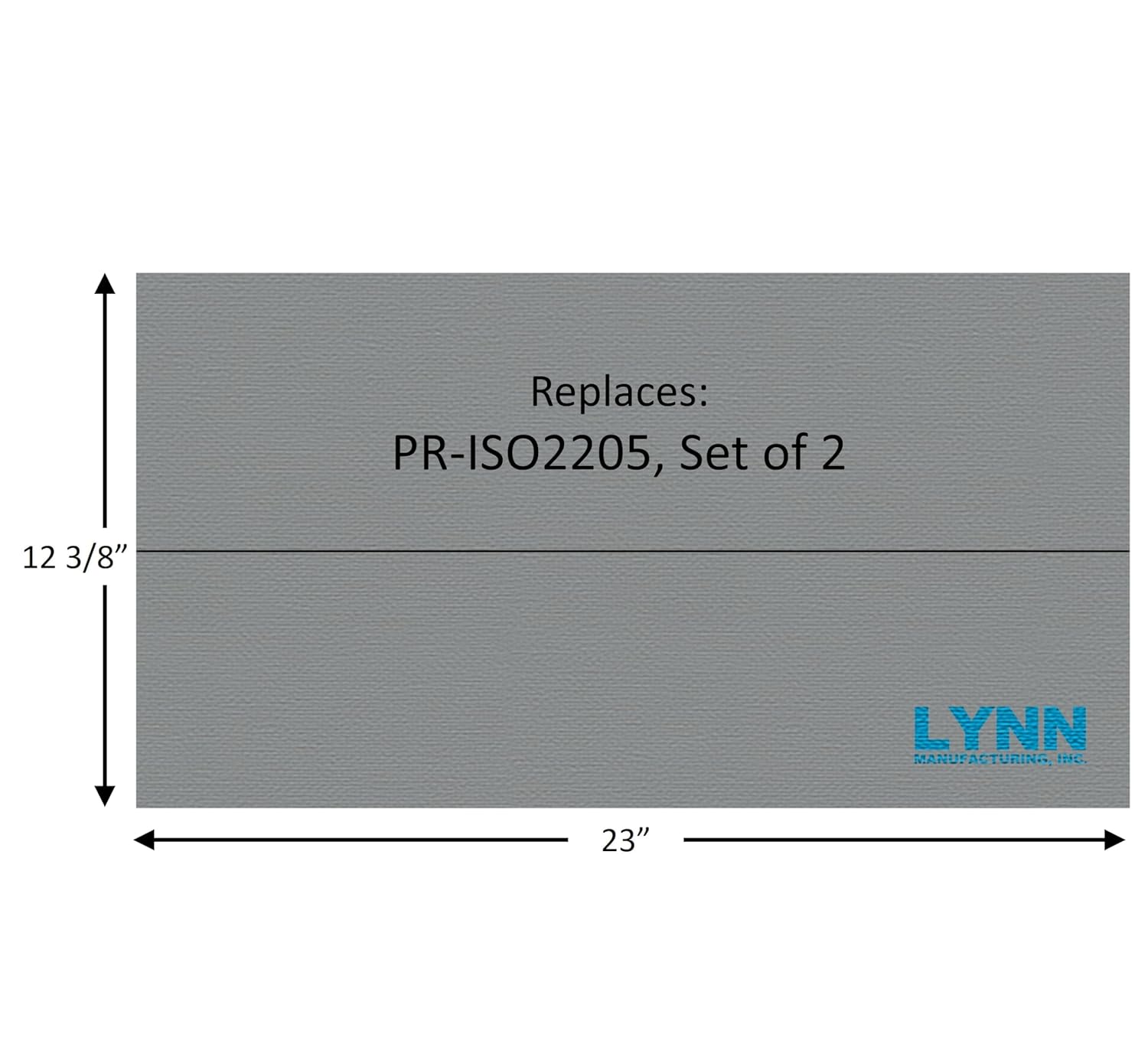 Baffle Refractory Board Set – 2729A | Replaces PR-ISO2205 | Fits Astria, Superior, Lennox, BIS Fireplaces | Set of 2