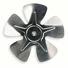 10" Metal Fan Blade | 1/4" Bore | 28° Pitch | 5-Blade Propeller-Clockwise rotation (CW) | Fits Squire Stoves | Part #1FBSQ10