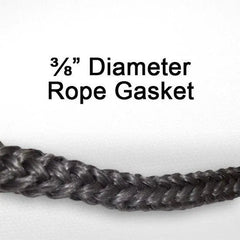 3/8" High-Temperature Rope Gasket | By the Foot