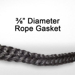 3/8" High-Temperature Rope Gasket Kit with Adhesive | 7ft