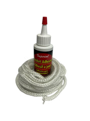3/16" High-Temperature Rope Gasket Kit with Adhesive | 10ft