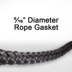5/16" High-Temperature Rope Gasket Kit with Adhesive | 10ft