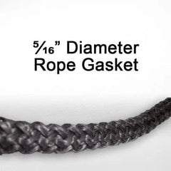 5/16" High-Temperature Rope Gasket | By the Foot