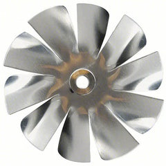 3-1/2" Fan Blade – 1FB312 | 1/4" Bore | CW Rotation | 10-Blade | 40° Pitch | Aluminum | Dayton Replacement