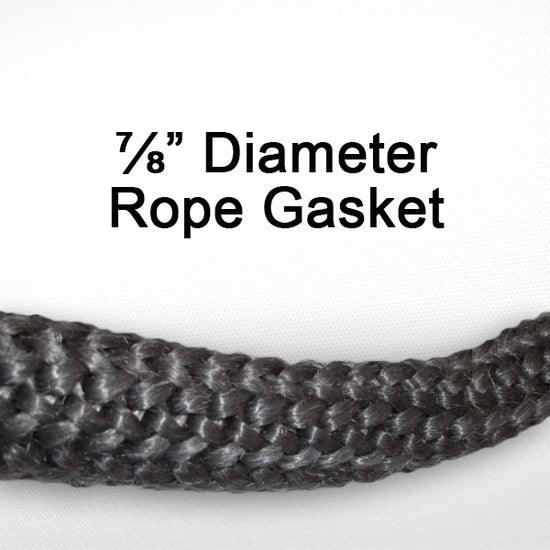 7/8" High-Temperature Rope Gasket Kit with Adhesive | 10ft