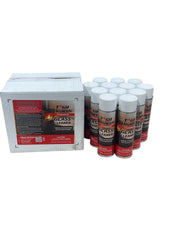 Case of 12 Total-Hearth Stove Glass Cleaner | 19 oz Foaming Spray