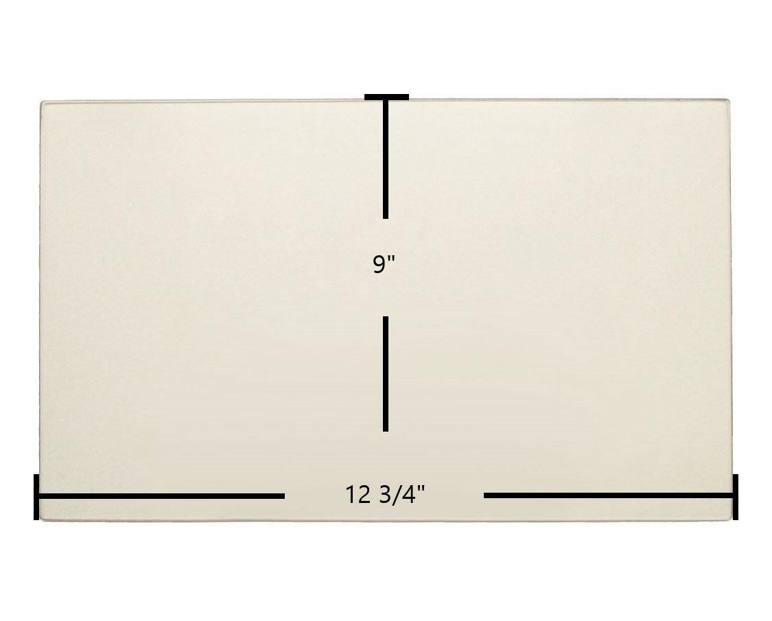 Aurora 7GASDO-ND Door Glass Replacement – 12 3/4" x 9" High-Temperature Ceramic Panel