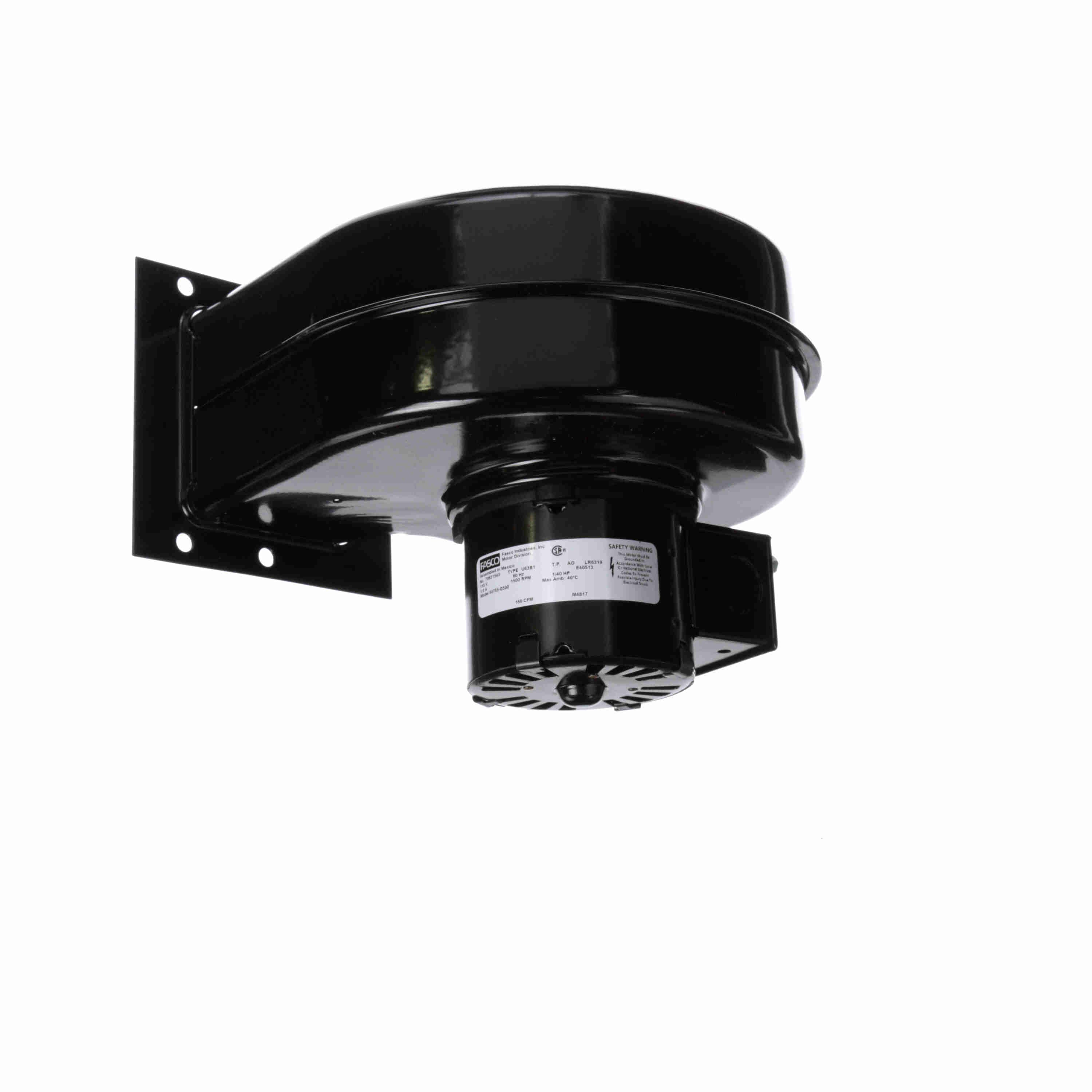 Centrifugal Blower Motor 1C160 – 160 CFM C-Frame Replacement for Wood & Pellet Stoves (Fasco 50755-D500)