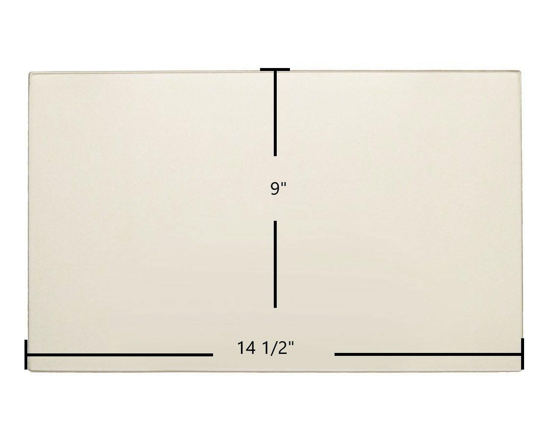 Ashley AC2000, AWC31, US Stove 2200I Door Glass Replacement – 14 1/2" x 9" Ceramic Panel (891813)