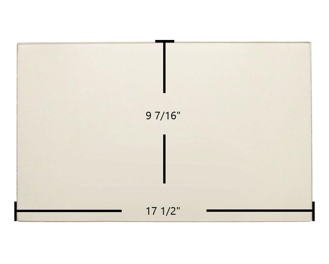 Austroflamm Side Door Glass Replacement – 17 1/2" x 9 7/16" High-Temperature Ceramic Glass Panel (ADS10097)