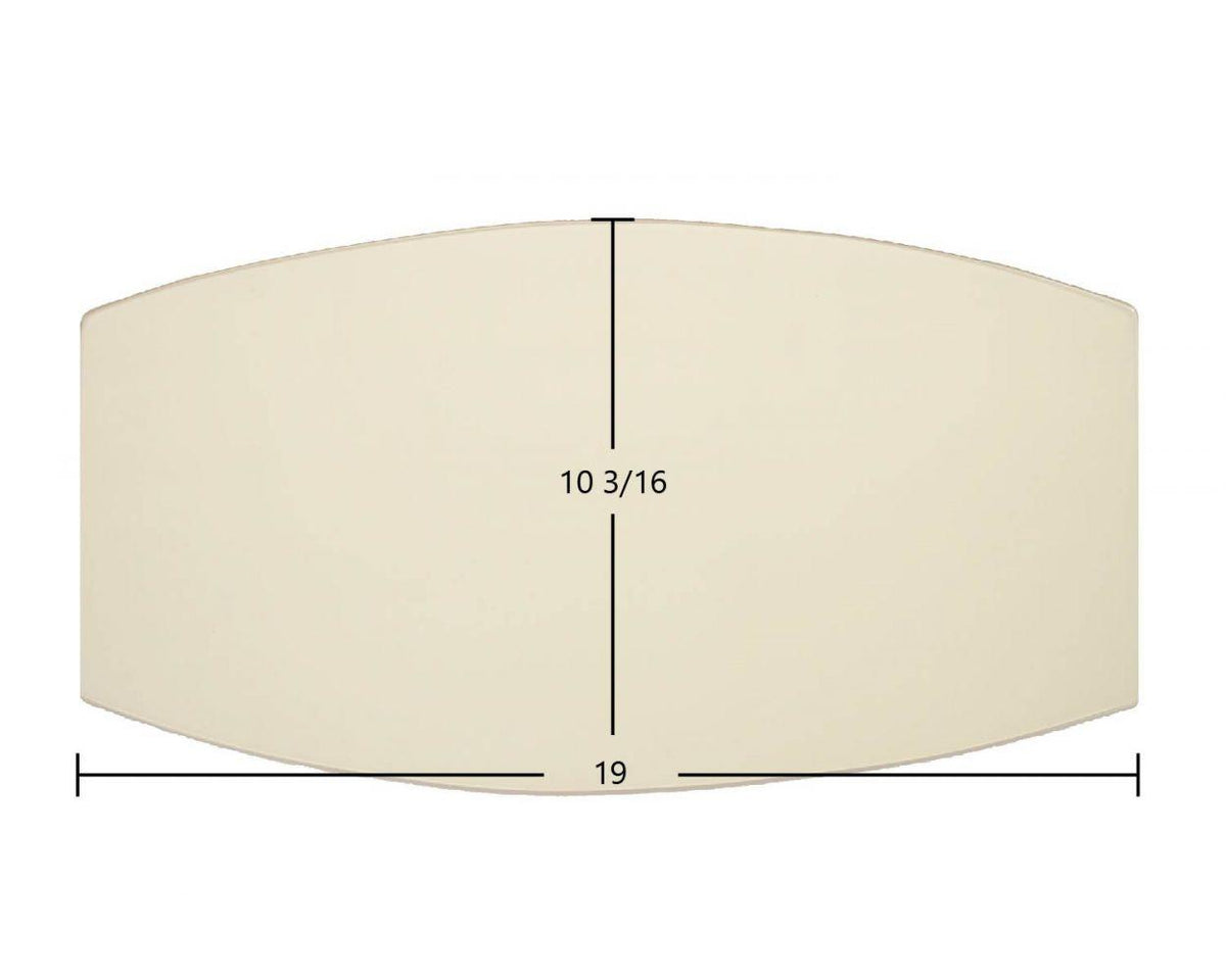 Avalon Olympic / 1190 / 1196 Door Glass Replacement – 19" x 10 3/16" High-Temperature Ceramic Glass Panel (250-00596 / 994-00302)
