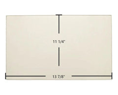Breckwell Monticello SPG 9000 Center Door Glass Replacement – 11 1/4" x 13 7/8" High-Temperature Ceramic Glass Panel (892163)