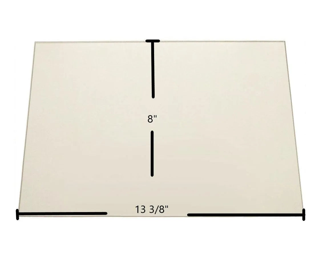 Blaze King KFF-403 Door Glass Replacement – 13 3/8" x 8" High-Temperature Ceramic Glass Panel (KFF-403)