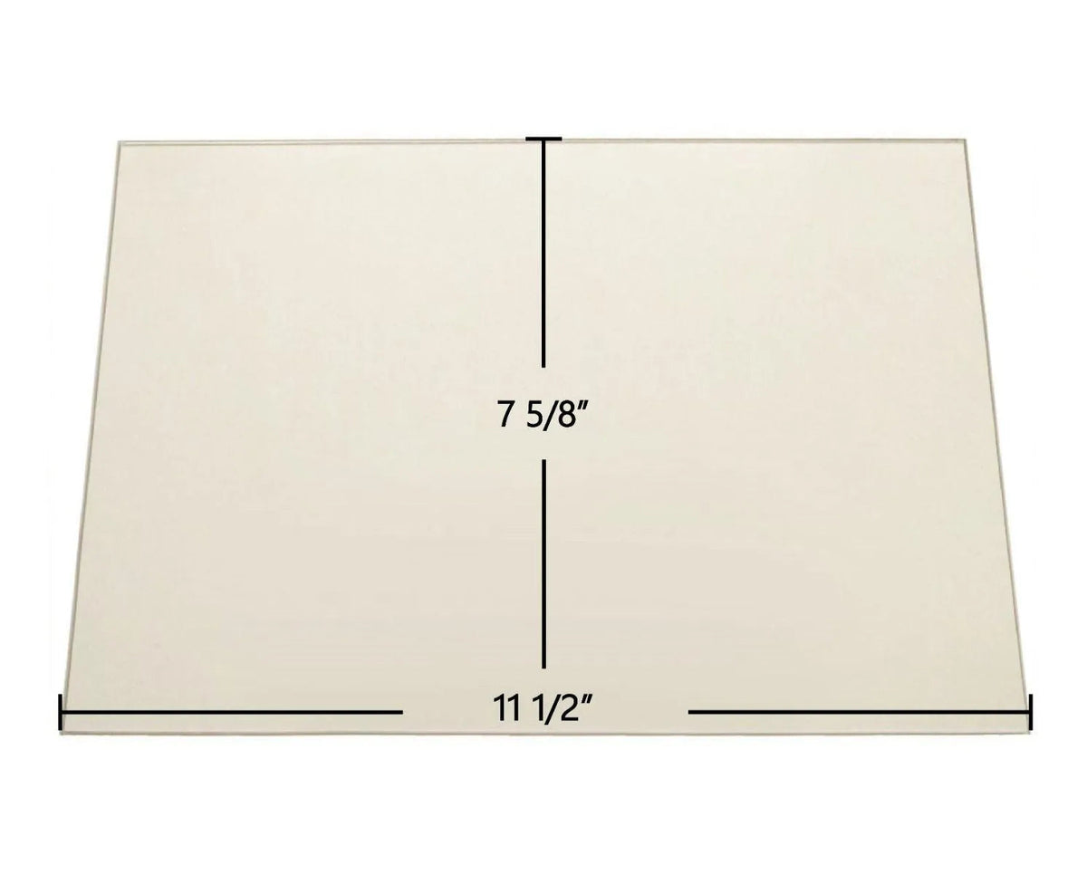 Blaze King Princess PT-204 / PTJ-204 / PFJ-202 Door Glass Replacement – 11 1/2" x 7 5/8" High-Temperature Ceramic Glass Panel (0251)