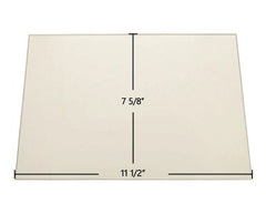 Blaze King Princess PT-204 / PTJ-204 / PFJ-202 Door Glass Replacement – 11 1/2" x 7 5/8" High-Temperature Ceramic Glass Panel (0251)