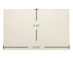 Breckwell SW180 Side Door Glass Replacement – 11 1/2" x 3 1/2" High-Temperature Ceramic Glass Panel (892232)