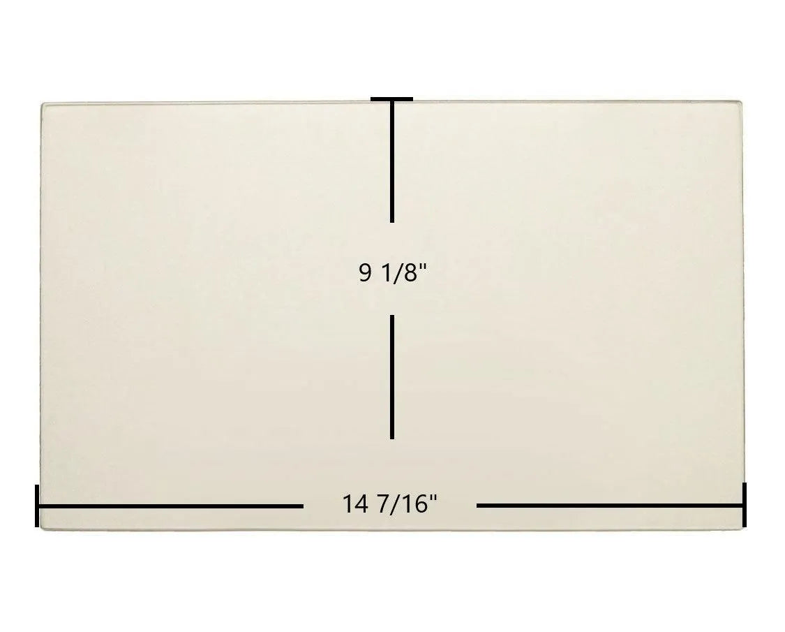 Ashley AC2000 /AWC31 Door Replacement Ceramic Glass | 9 1/8" x 14 7/16" | Part #891813