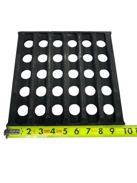 Ashley Stove Grate (17217) – Cast Iron Square Replacement Grate for Ashley & King Stoves | 10" x 9-3/4"