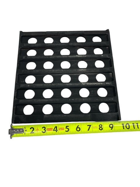Ashley Stove Grate (17217) – Cast Iron Square Replacement Grate for Ashley & King Stoves | 10" x 9-3/4"