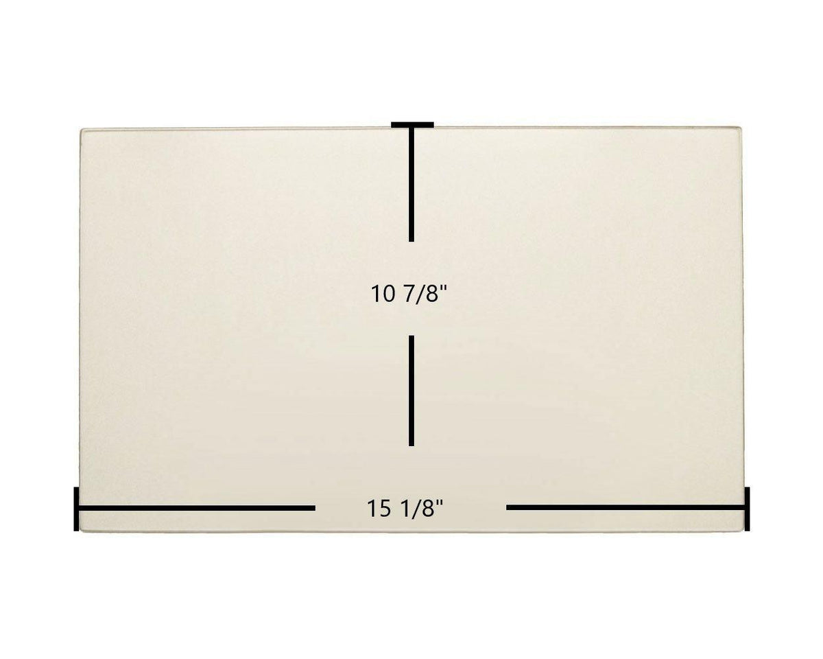 Caddy Max Caddy Door Glass Replacement – 15 1/8" x 10 7/8" High-Temperature Ceramic Glass Panel (SE56287)
