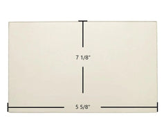 Carolina I Small Door Glass Replacement – 7 1/8" x 5 5/8" High-Temperature Ceramic Glass Panel (7GC1)