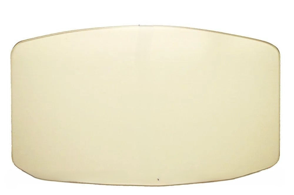 Avalon Small Pellet Stove Door Glass Replacement – 17 1/8" x 10 3/16" Arched High-Temperature Ceramic Glass Panel (250-00595)