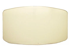 Avalon Small Pellet Stove Door Glass Replacement – 17 1/8" x 10 3/16" Arched High-Temperature Ceramic Glass Panel (250-00595)