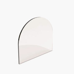 Clayton Model 10 Phase II, Clay 60 Phase II Door Glass Replacement – 22 7/8" x 16 3/8" Archtop High-Temperature Ceramic Glass Panel (89672)