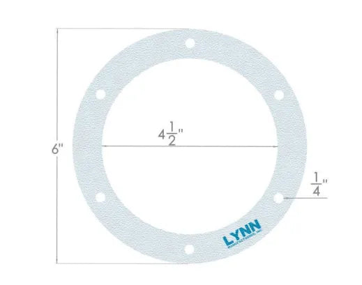 6" Round Pellet Stove Gasket – Single | Exhaust & Combustion Blower | 2100J