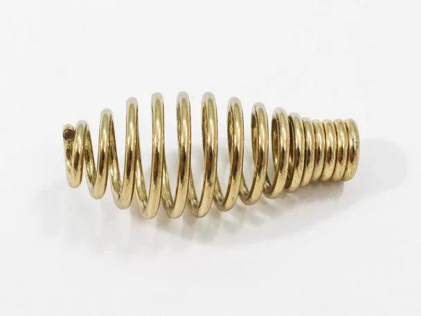 Brass Spring Door Handle Fits USSC, Ashley & Breckwell Pellet Stoves | Gold Finish | 3/8" x 4 1/4" | Part #SH38414B