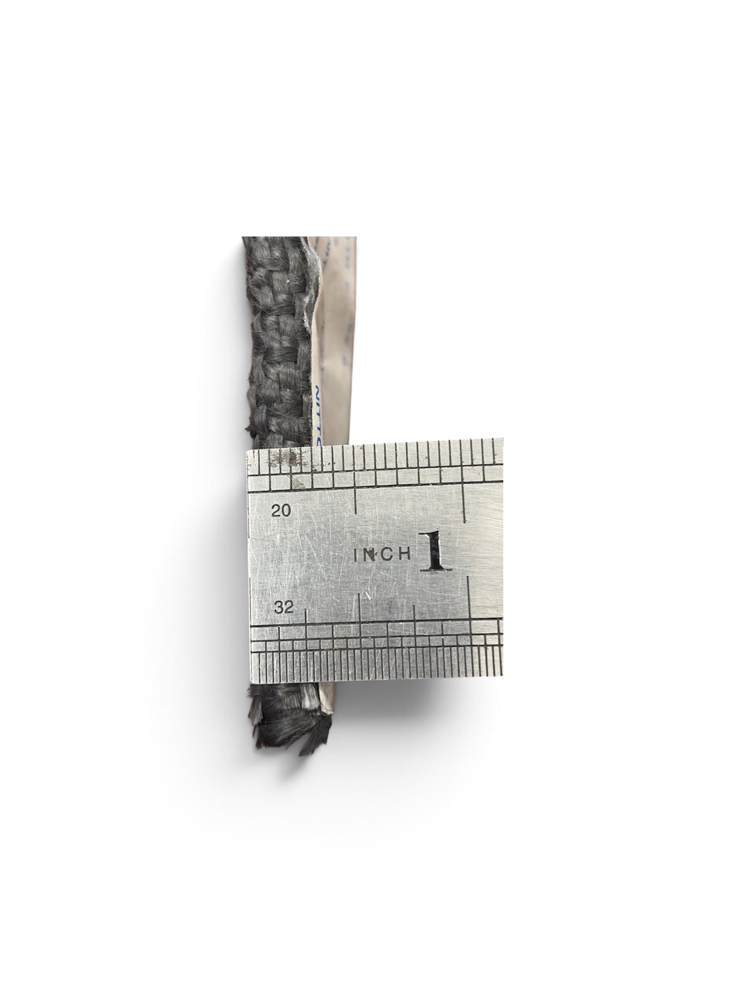 BBQ Smoker Tadpole Gasket – 1/2" Bulb x 1" Flat Tail – Self-Adhesive High-Temp Fiberglass – Sold by the Foot