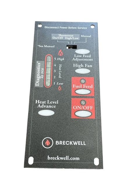Breckwell Digital 4RPM Circuit Board | Control Panel for Pre-2002 Pellet Stoves | Part #A-E-301
