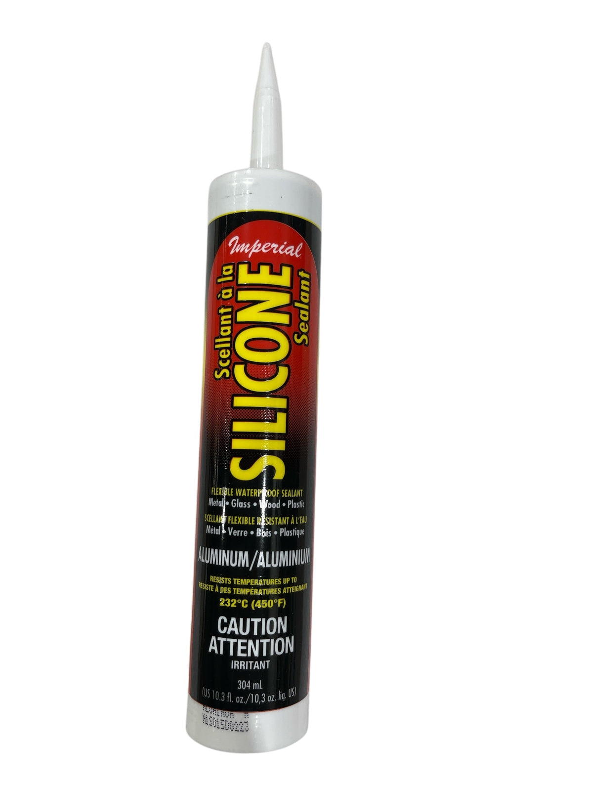 Aluminum Silicone Sealant – KK0201 | 10.3 oz Caulking Tube | Flexible & Waterproof | High Temp Rated to 450°F (232°C) | For Metal, Glass, Wood & Plastic